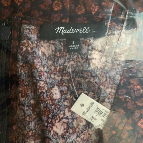 Madewell Aidy Square-neck Tiered Midi Dress in Orchard Floral - Picture 7 of 7